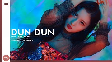 How would Twice sing Everglow Dun Dun | Line Distribution