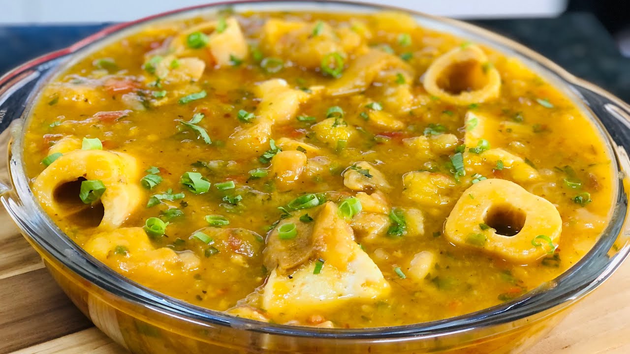 CALDO DE MOCOTÓ COM MANDIOCA MUITO GOSTOSO!!❤️