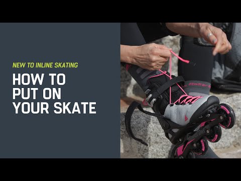 Video: How To Put On Skates