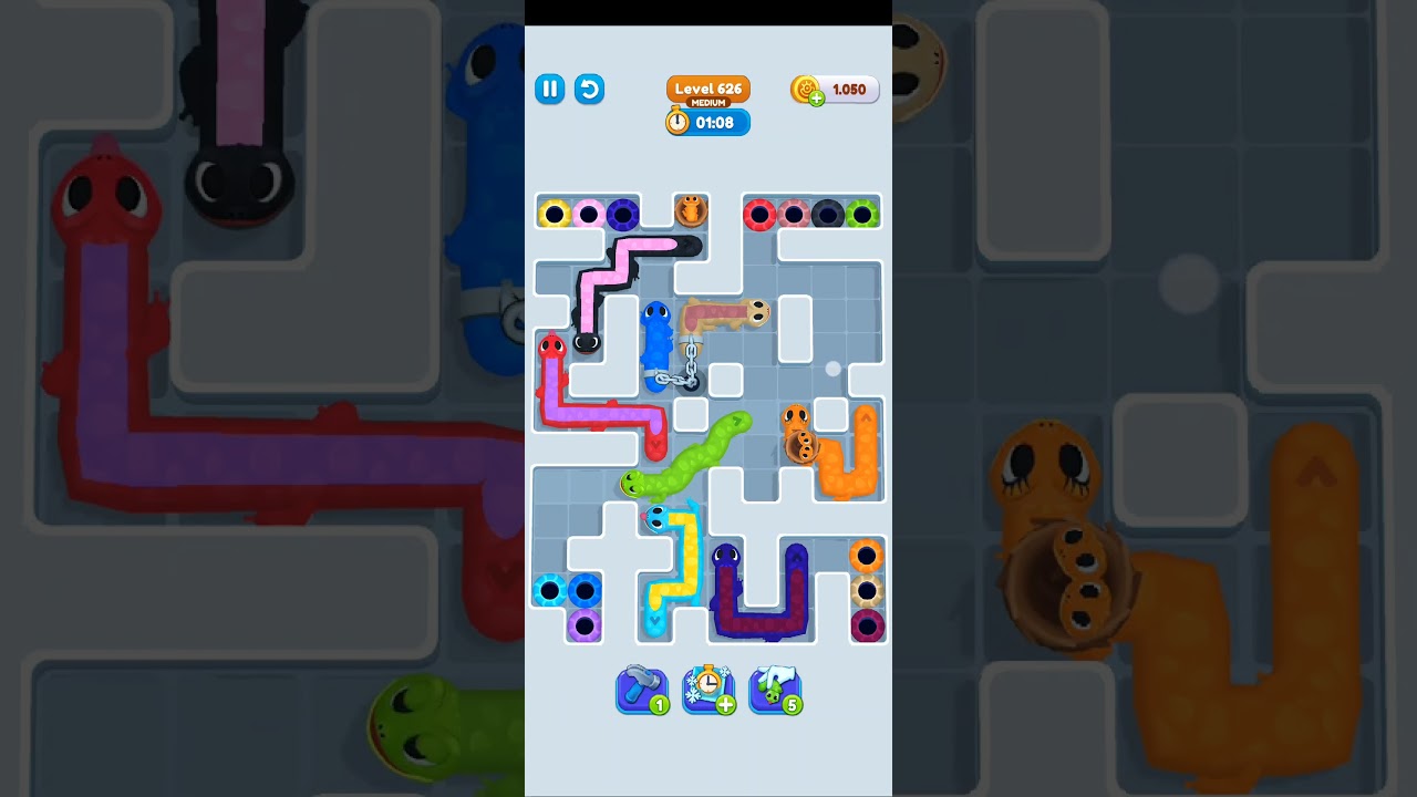 Gecko Out – Level 626 Full Walkthrough (Mobile Game)|Cassera Gaming 