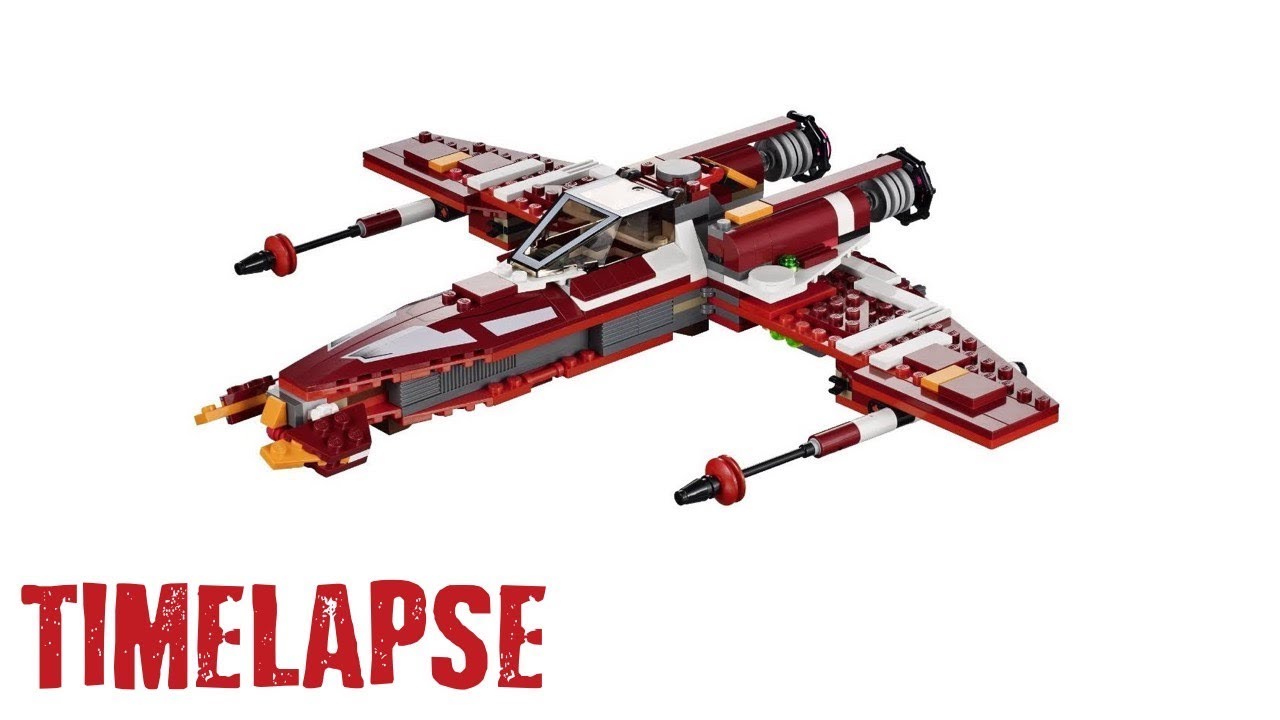 [Timelapse] LEGO Star Wars - Set 9497 Republic Striker-class Starfighter