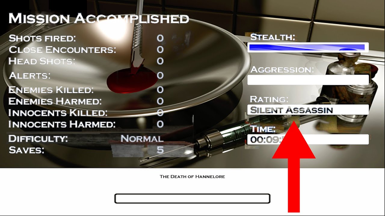 Silent Assassin Rating On The Death Of Hannelore Hitman 2 SA Mission