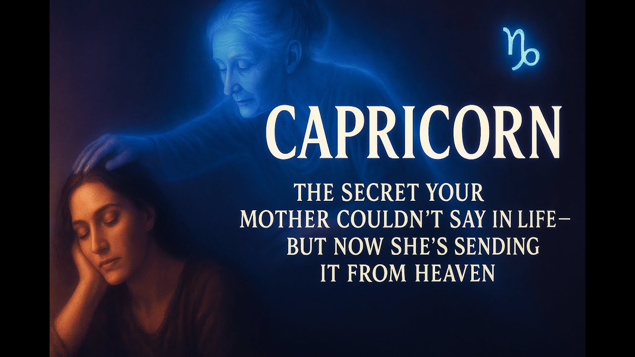 CAPRICORN ♑ THE SECRET YOUR MOTHER COULDN’T SAY IN LIFE — BUT NOW SHE’S SENDING IT FROM HEAVEN