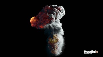 Houdini 16 Pyro FX - Explosion Test