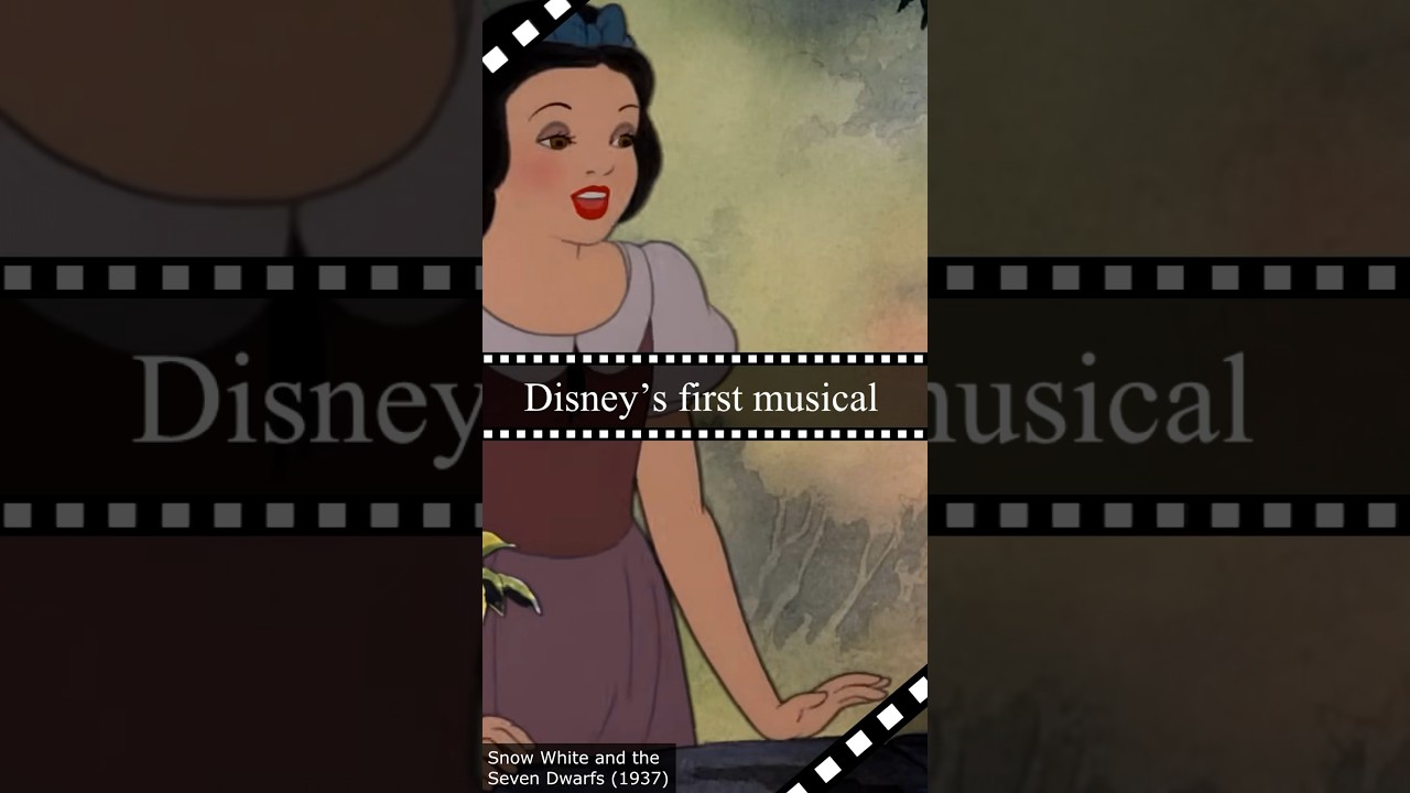 This is the First Disney Musical #disney #animation #musical