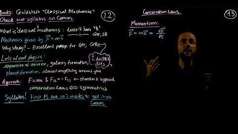 Lecture 1, Conservation Laws, Physics-411, Classical Mechanics