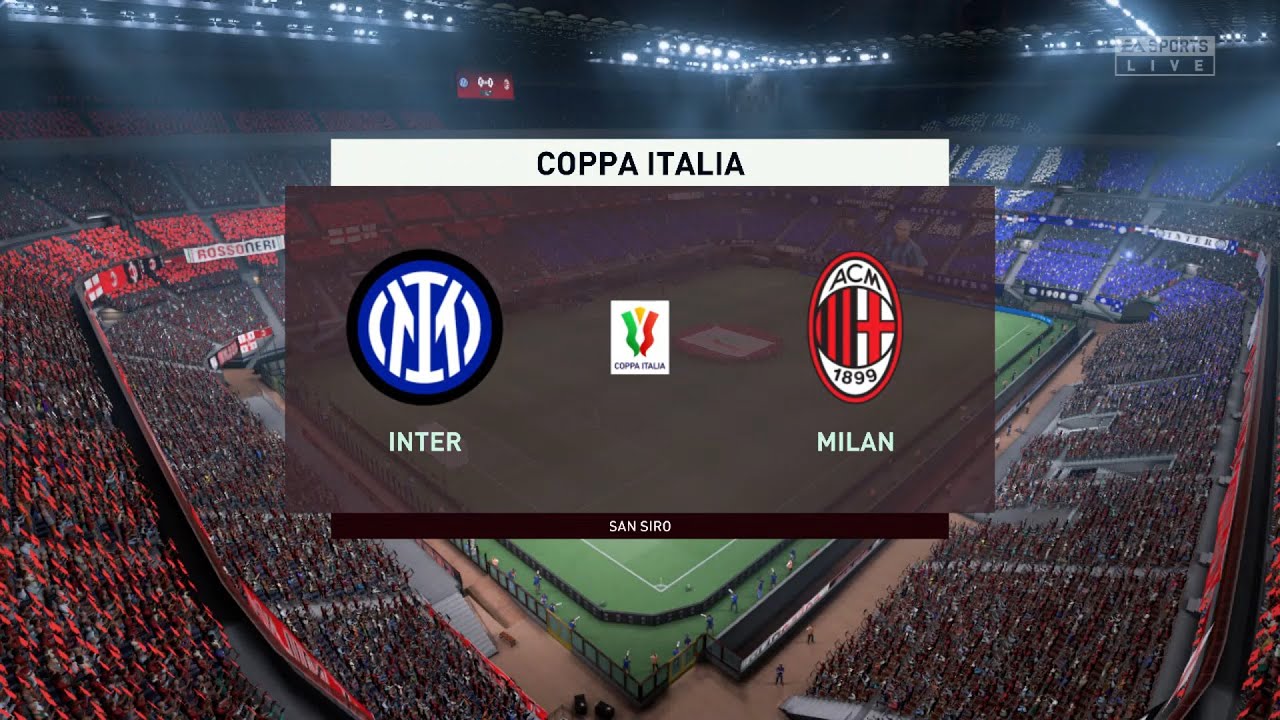 ⚽ Inter Milan vs AC Milan ⚽ | Coppa Italia (19/04/2022) | Fifa 22