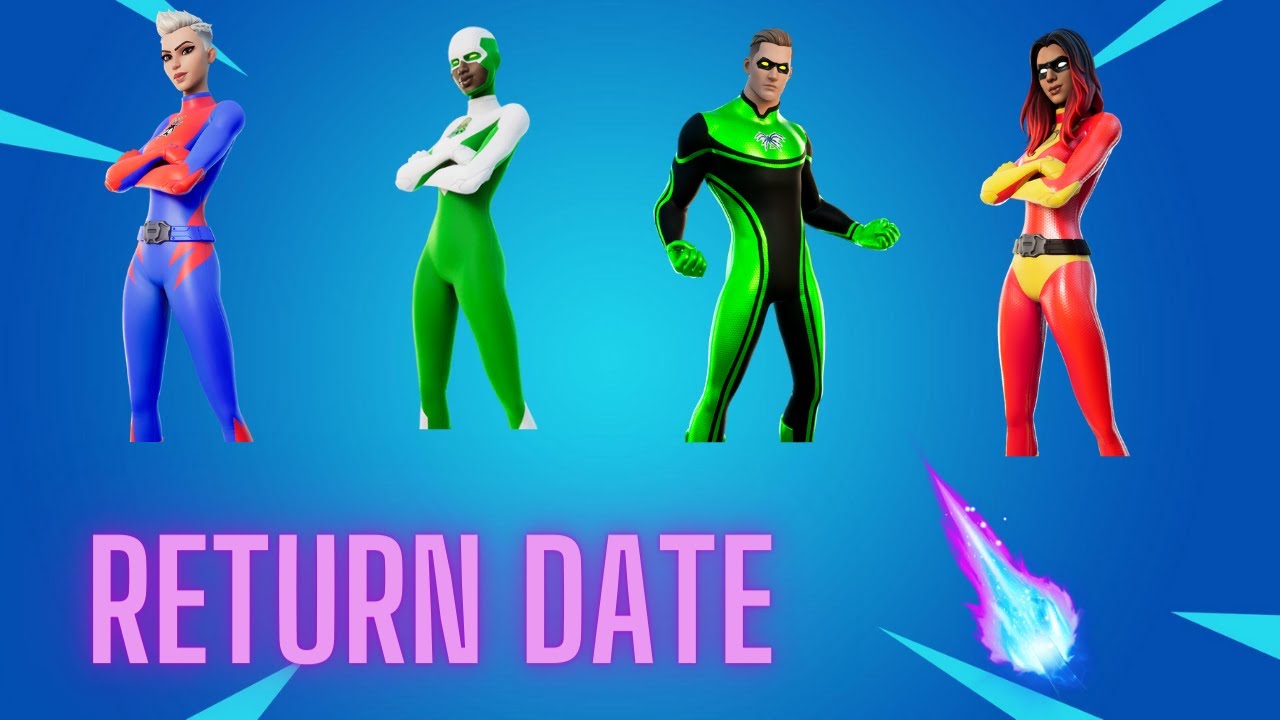 Superhero Skins Return Release Date In Fortnite Item Shop! (Superhero