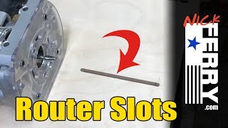 Ⓕ Quick &amp; Accurate Router Slots Trick - (ep94)