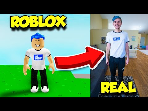 Dressing Up As My Roblox Character In Real Life Roblox Youtube - roblox characters in real life