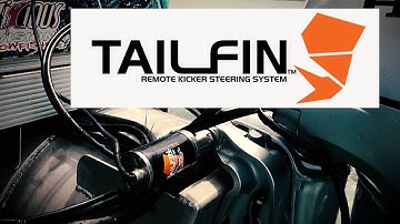 Tailfin kicker steering system