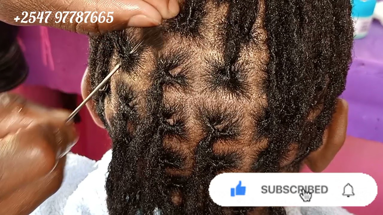 Interlocking Locs How to interlock dreads Tutorial YouTube
