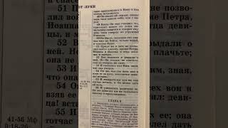 17 июня 2025 года - Чтение Библии, книги Священного Писания - от Луки 8:50-56 #библия #божья #иисус