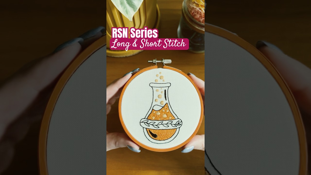 Урок по длинным и коротким стежкам 