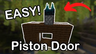 Simple Minecraft Sculk Sensor Door