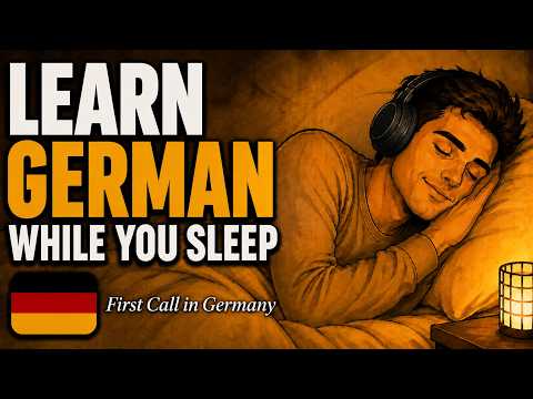 Video Learn German While You Sleep | How to learn German effectively: First Call in Germany (A1–A2)