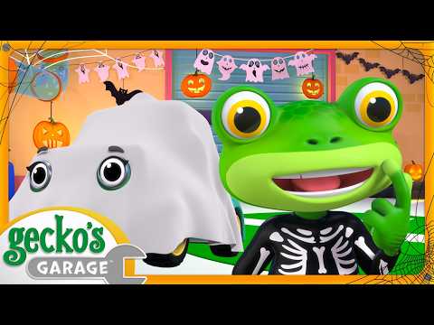 No Monsters (Halloween) | Gecko's Garage 🚚 | Cartoons For Kids | Toddler Fun Learning