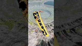 BeamNG.Drive - Cliff Drop 25# Full Passenger BUS