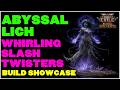[POE 2 0.5] Abyssal Lich Whirling Slash Twister, Blast Your Way Through All Content - Build Showcase