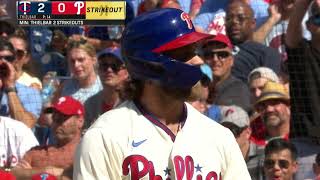 Rob Thomson is ejected after Bryce Harper is called out on strikes