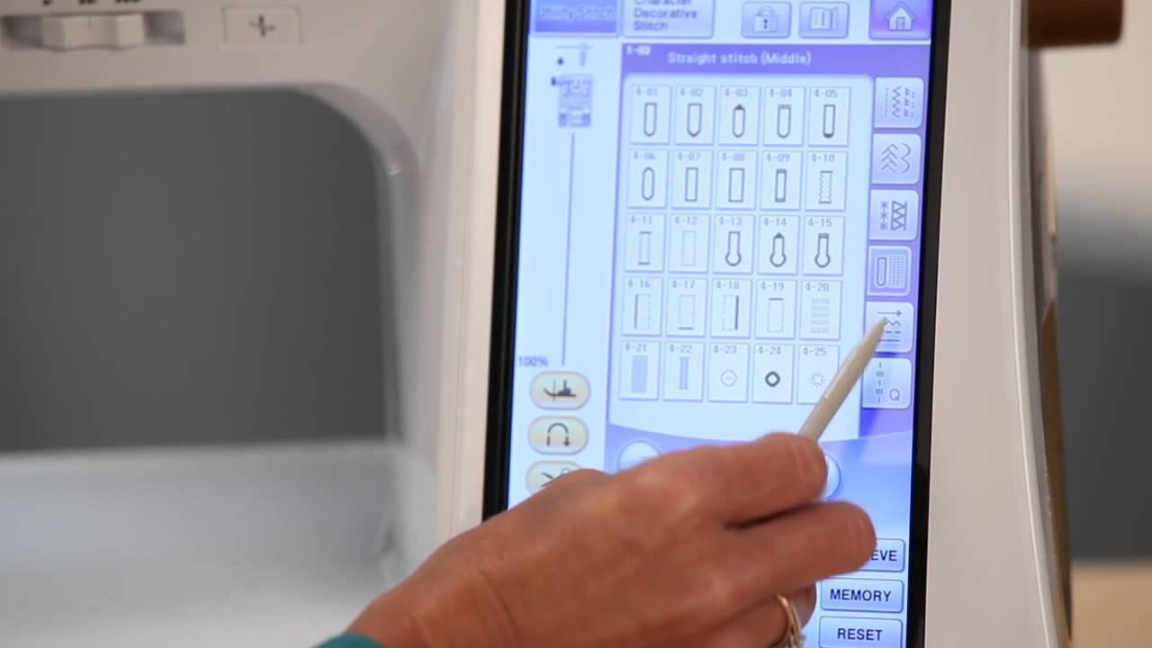 Baby Lock Ellisimo Gold 682 Built in Stitches YouTube