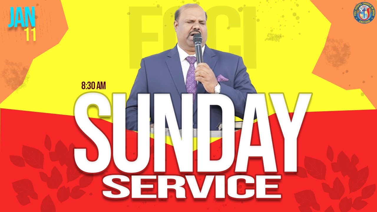 Sunady Service || 8:30 AM  || Jan 11 2026  || FGCI MINISTRY ||