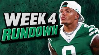Everything You Need to Set Your Week 4 Fantasy Football Lineup
