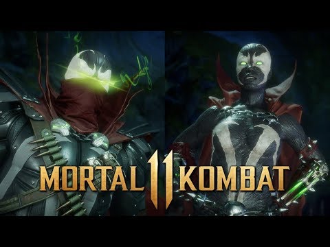 Mortal Kombat 11 - All Spawn VS Hellspawn Jacqui Intro Dialogue!
