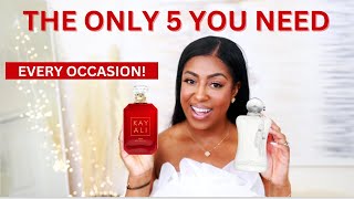THE ONLY 5 PERFUMES YOU NEED | PERFUMES EVERY WOMAN NEEDS IN HER COLLECTION