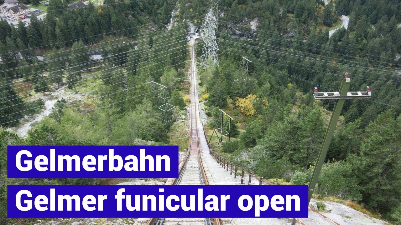 Gelmerbahn - Gelmer funicular Switzerland - complete rides - komplette Fahrten