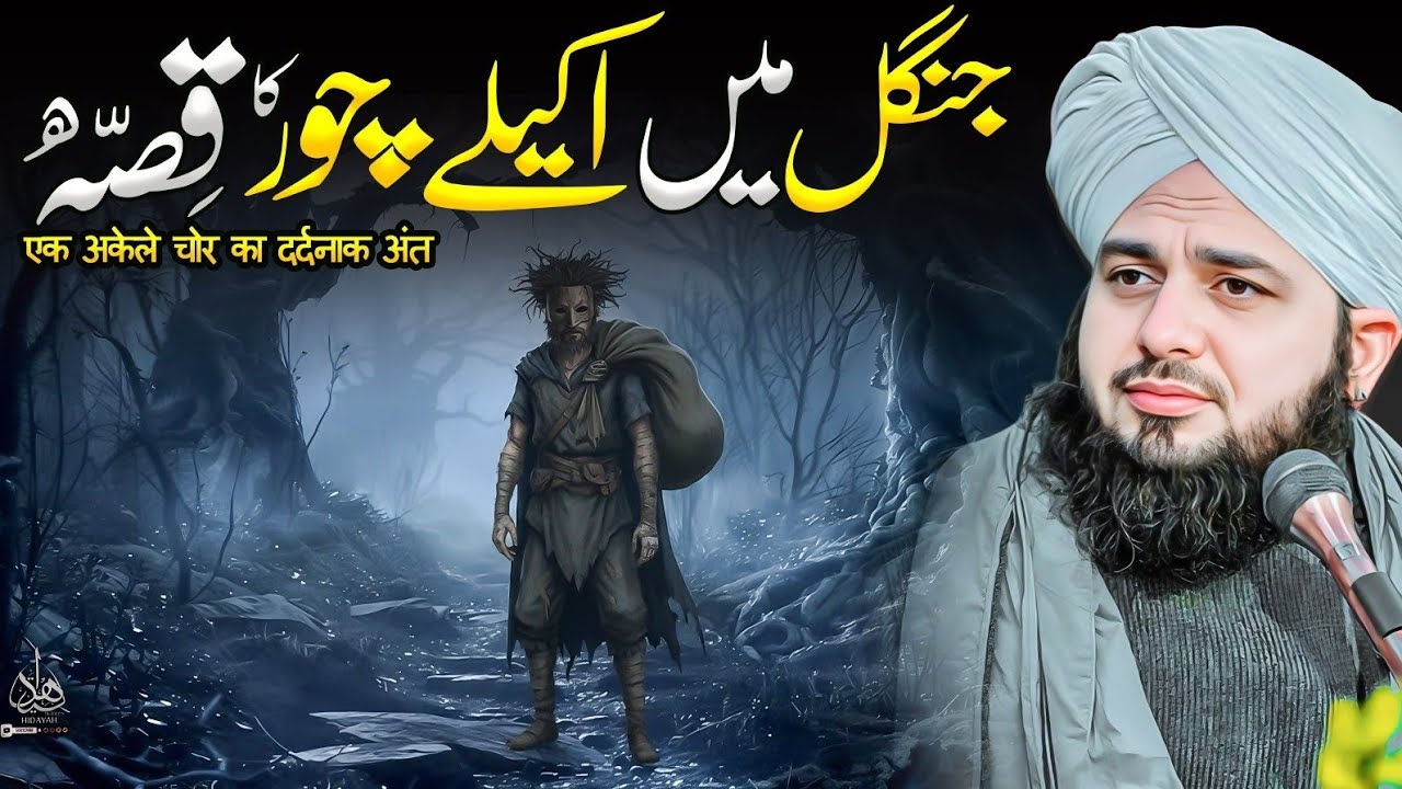 Jangal mein akelay chor Ka Waqia | Ajmal Raza Qadri | Peer Ajmal Raza Qadri Bayan