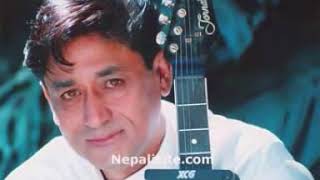 Video thumbnail of "Om Bikram Bista  Nepali Pop Mero Rahar Beujhiyera"