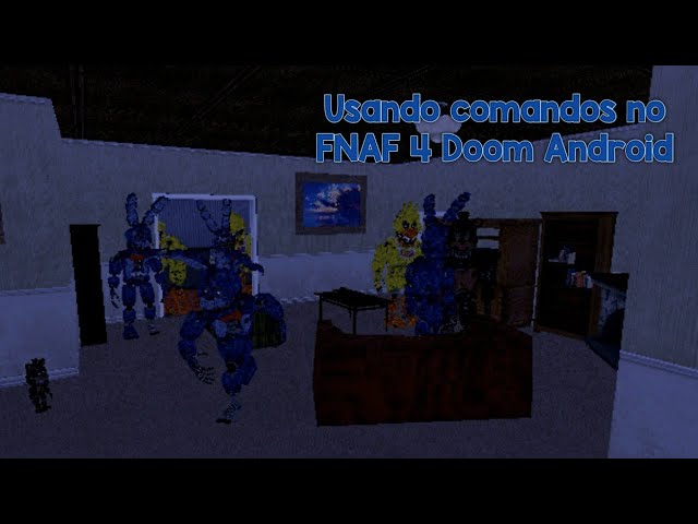 Using commands in FNAF 3 Doom Remake Android 