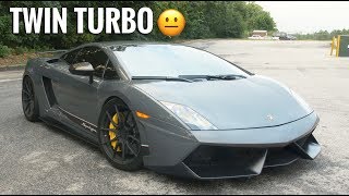 Driving My First Twin Turbo Lambo - Twin Turbo Lamborghini Gallardo Superleggera Review