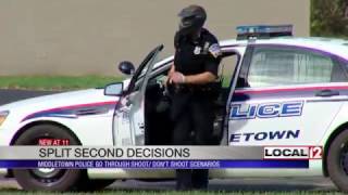 Split second decisions: Middletown police go through shoot/don't shoot scenarios