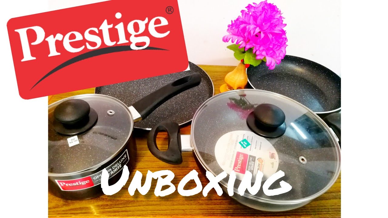 Prestige Omega Deluxe Granite Cookware set//Unboxing video in tamil YouTube