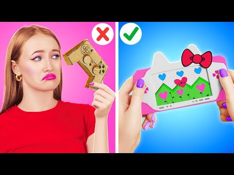 COOL CARDBOARD HACKS | DIY Ideas for Parents by 123 GO! Series - YouTube