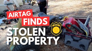 Stolen Property Recovered by Police! ‍♂ AirTag Leads the Way | Part 3 #cops #airtag