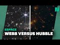 Avec james webb cette photo du tlescope hubble passe en