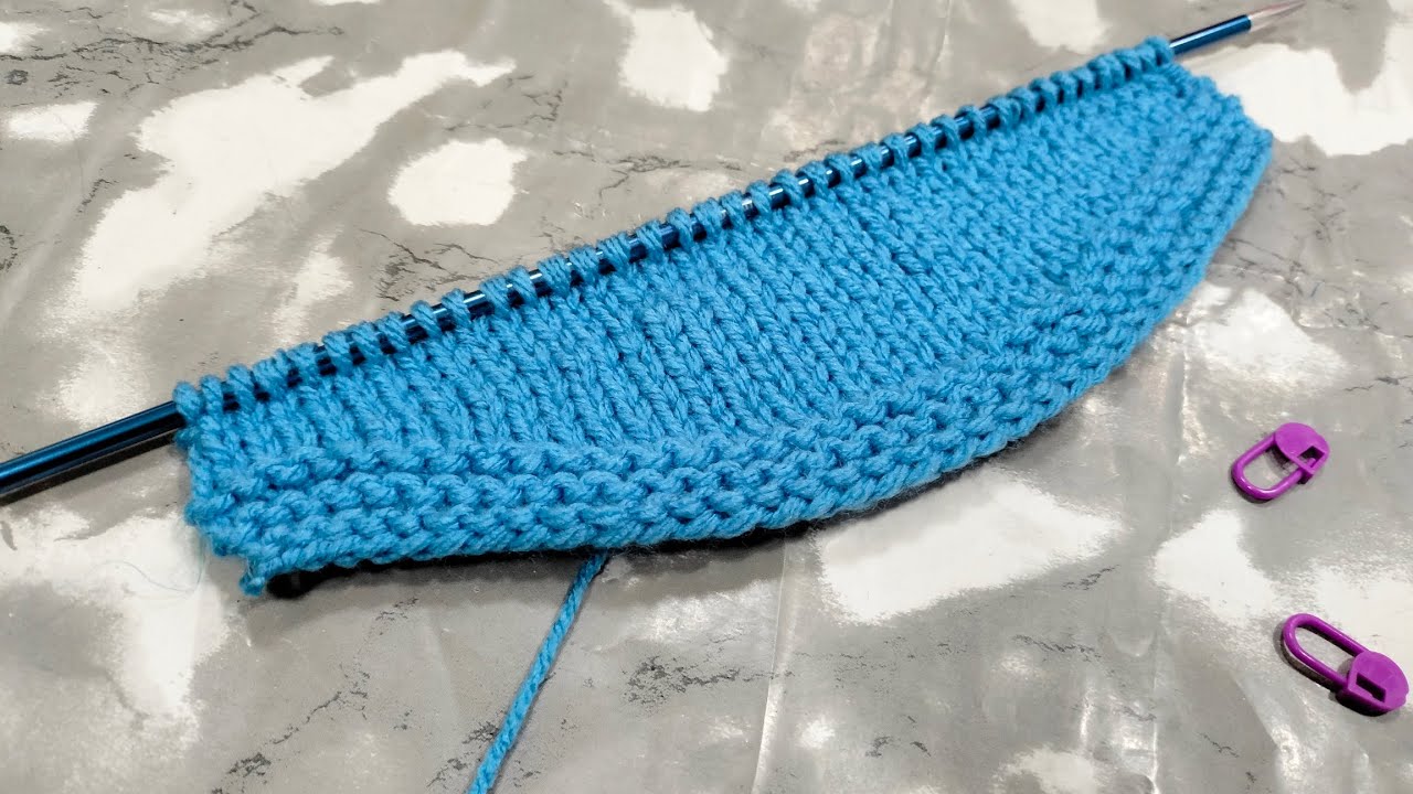 Cómo redondear un Tejido vueltas cortas/Tejiendoconleonardo