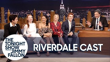 The Cast of Riverdale Gives Jimmy Fallon His Own Jughead Crown