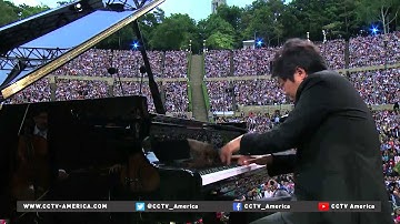Chinese pianist Lang Lang performs with Berlin Philharmonic