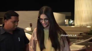 Sonam Kapoor Leaves For Cannes Film Festival 2016