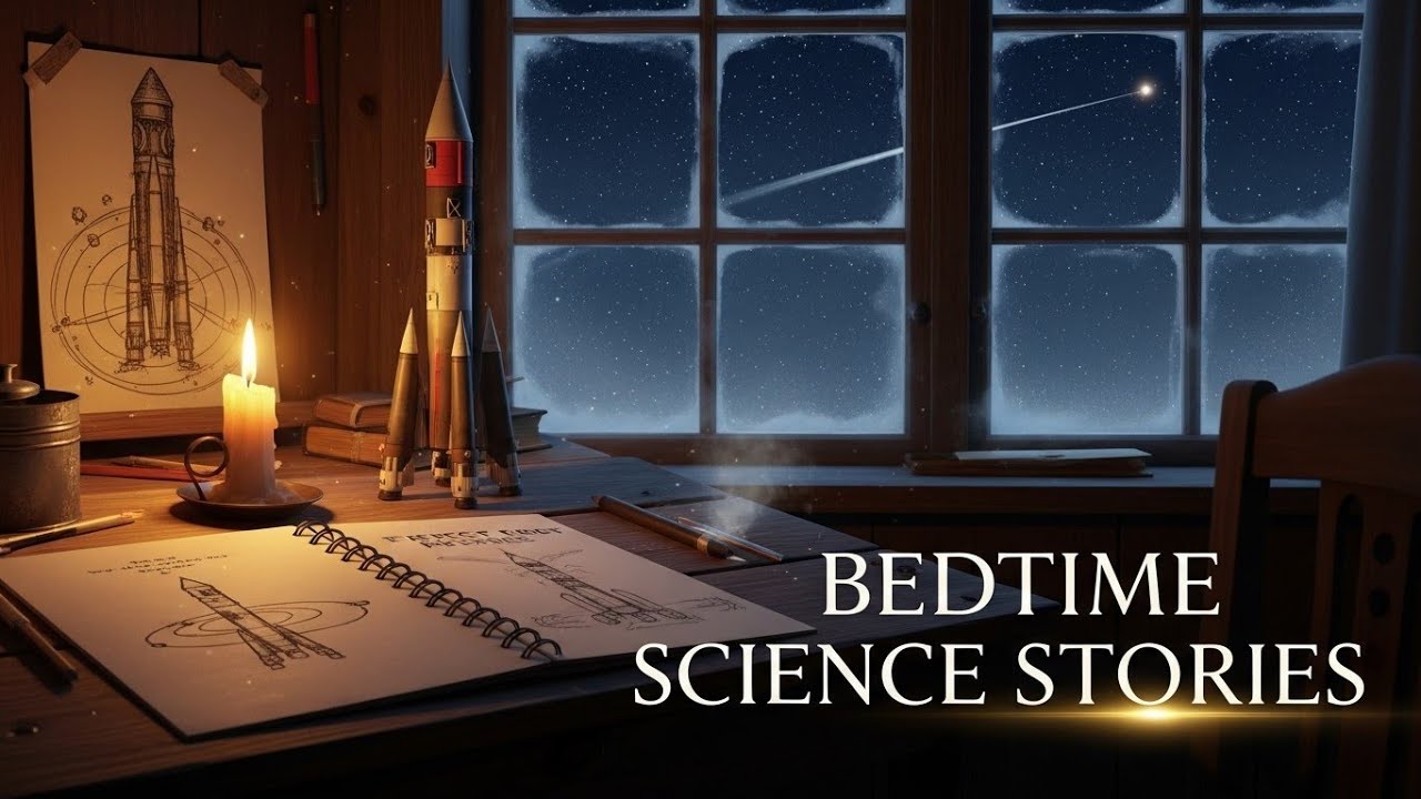 From Candlelit Equations to Beeping Stars A Bedtime Story of Satellites  - Bedtime Science Stories