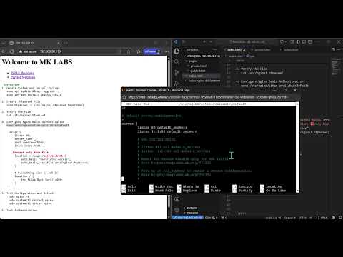 Setup Basic HTTP Authentication (htpasswd) - nginx ubuntu
