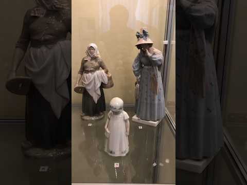 Произведения Датского Королевского фарфорового завода в музее Нестерова, в Уфе #артлавка #барахолка