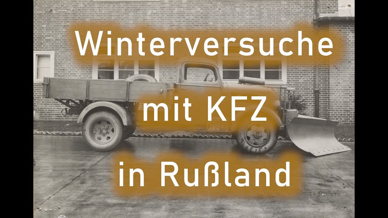 Winterversuche mit KFZ in Russland