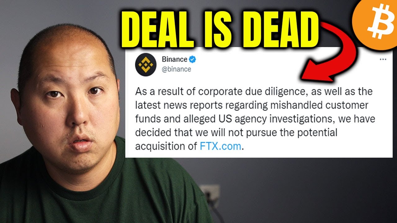 BINANCE KILLS FTX DEAL...BITCOIN FALLS