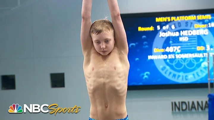 14-year-old Joshua Hedberg makes Olympic trials finals with terrific performance | NBC Sports