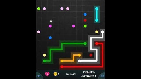 flow game facebook - 12 x 12 mania level 69 Connect the dots